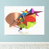 Beyond the Clouds Leinwanddruck (Insitu (Holzboden))