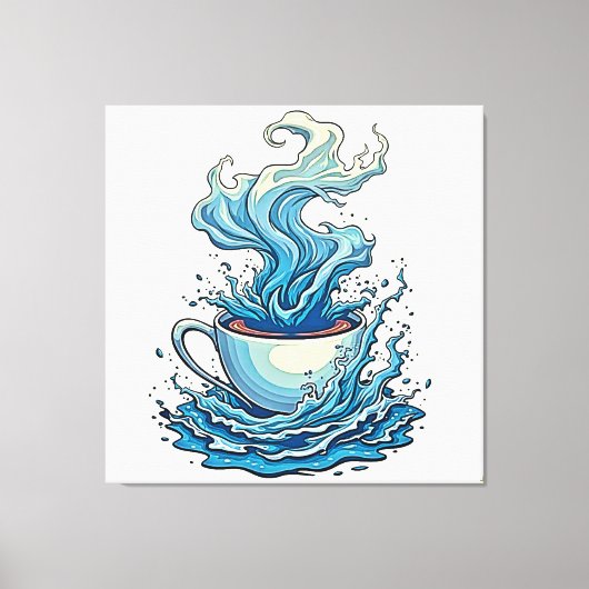 Beyond the Daily Cup Leinwanddruck (Vorderseite)