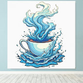 Beyond the Daily Cup Leinwanddruck (Insitu (Holzboden))