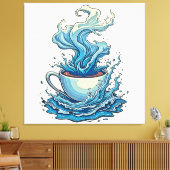 Beyond the Daily Cup Leinwanddruck (Insitu (Wohnzimmer))