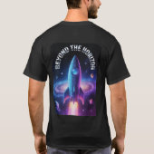 Beyond the Horizon Raketen Space Shirt (Rückseite)