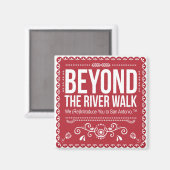 Beyond the River Walk - Magnet für klassische Logo (Vorderseite/Rückseite)