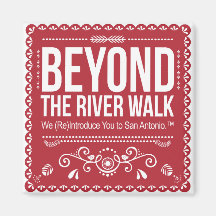 Beyond the River Walk - Magnet für klassische Logo