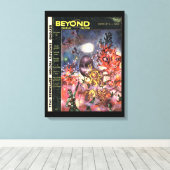 Beyond v01 n02 (1953-09.Galaxy)_Pulp Art Leinwanddruck (Insitu (Holzboden))