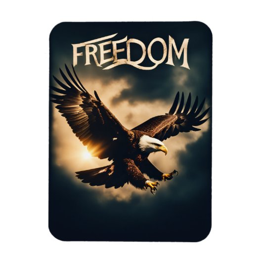 Beyond Wings: Freedom with an Eagle Magnet (Vertikal)