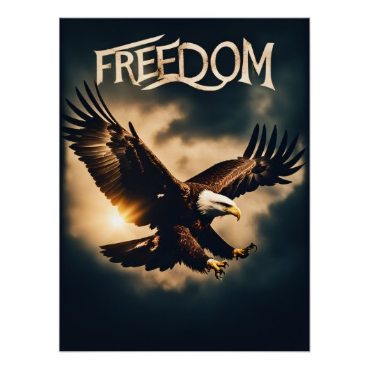 Beyond Wings: Freedom with an Eagle Poster (Vorderseite)