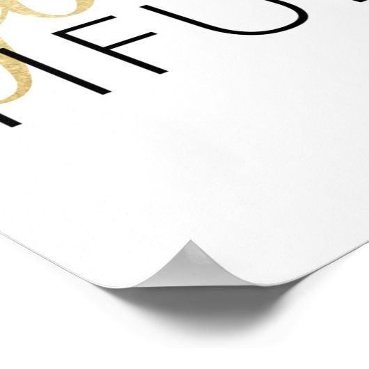 beYOUtiful Poster (Ecke)