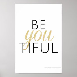 beYOUtiful Poster