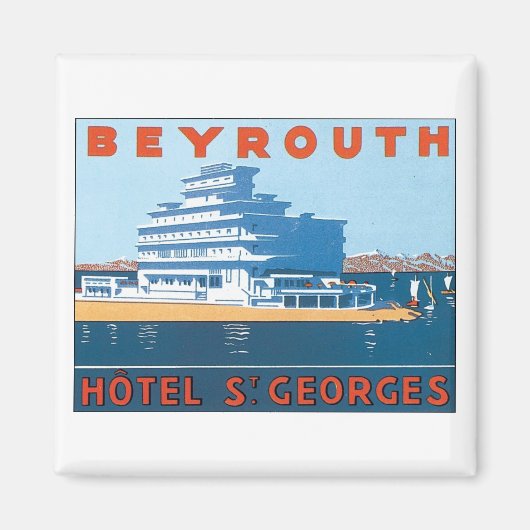 Beyrouth, Hotel St. Georges Magnet (Vorne)