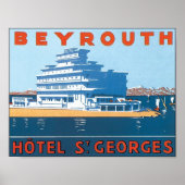 Beyrouth, Hotel St. Georges Poster (Vorne)