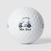 Bez Golf Balls Blue Golfball (Vorderseite)