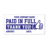Bezahlen in Full Thumbs up! Name des Unternehmens  Permastempel (Design)