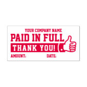 Bezahlen in Full Thumbs up! Name des Unternehmens  Permastempel (Design)