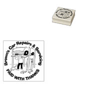 Bezahlen Sie mit Danke. Reparatur und Wartung von Gummistempel (Stempel)