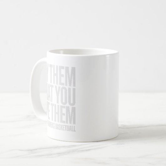 Bezahlen sie, was Sie ihnen schulden Feminist Bask Kaffeetasse (Vorderseite Links)