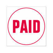 BEZAHLT Geschäftstext Individuelles Selbstfärbeste Permastempel (Design)