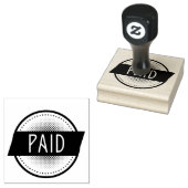 BEZAHLT GUMMISTEMPEL (Stempel)