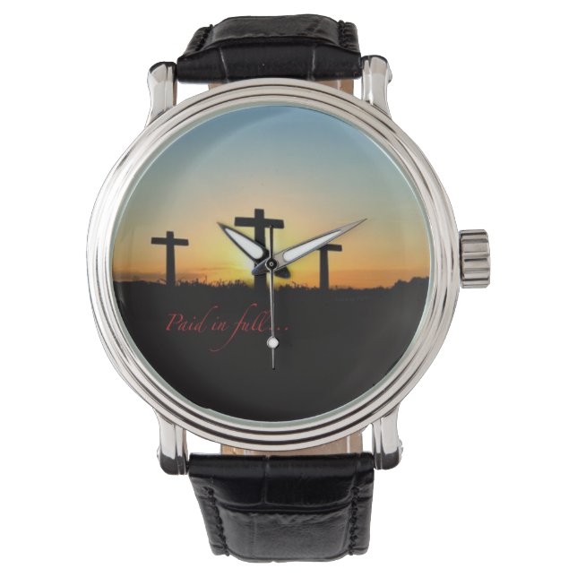 Bezahlt in vollem Umfang... Armbanduhr (Vorderseite)