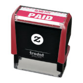 "BEZAHLTE" Briefmarke Permastempel (Produkt)