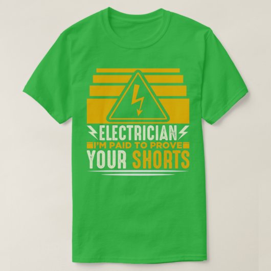 Bezahlte Elektroautos beweisen Ihre kurze Hose T-Shirt (Design vorne)