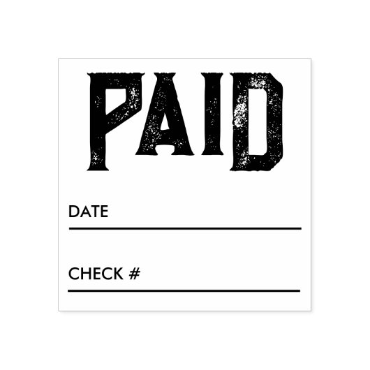 Bezahlte kundenspezifische Briefmarke Gummistempel (Prägung)