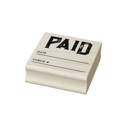 Bezahlte kundenspezifische Briefmarke Gummistempel (Stempel)