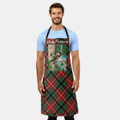 Bezahlte Weihnachts-Chickadee-Schürze Schürze (Getragen)