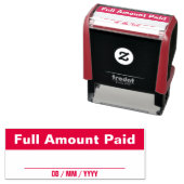 "Bezahlter Gesamtbetrag" Briefmarke Permastempel (Beispiel)