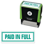 BEZAHLTES AMT IN VOLLSTÄNDIGER SELBSTINKENDER BRIE PERMASTEMPEL (Beispiel)