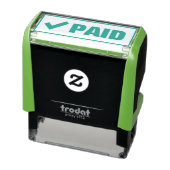 Bezahltes grünes Karo-Markierungszeichen Zecken-Re Permastempel (Produkt)