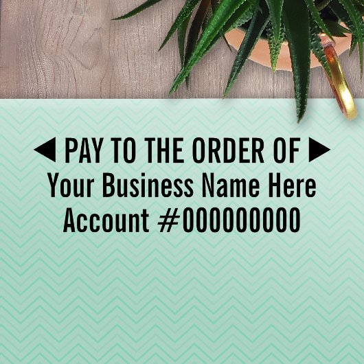 Bezahlung der Grundbucheinlage 2 Linien Permastempel