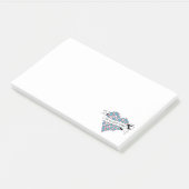 Bezahlung der Liebe mit Liebe illustriert portugie Post-it Klebezettel (angewinkelt)