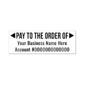 Bezahlung des Grundbuches oder der Geschäftsbank Permastempel (Design)