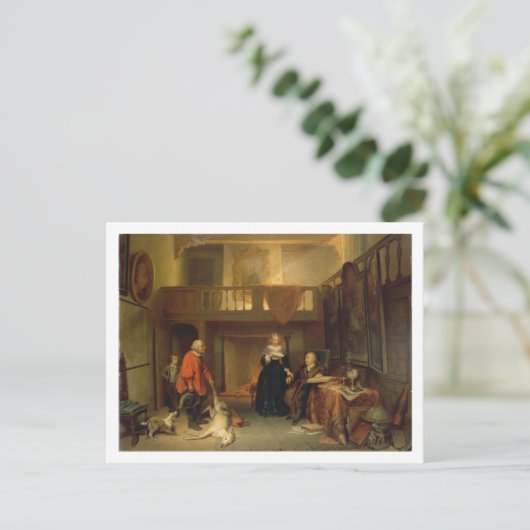 Bezahlung des Tithe (Öl auf Tafel) Postkarte (Stehend Vorderseite)