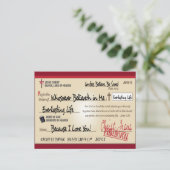 Bezahlung in vollem Rett durch Jesus Karo Christli Postkarte (Stehend Vorderseite)