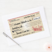 Bezahlung in vollem Rett durch Jesus Karo Christli Rechteckiger Aufkleber (Umschlag)