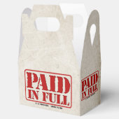 Bezahlung in voller Höhe Geschenkschachtel (Geöffnet)