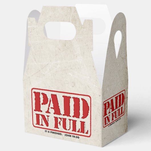 Bezahlung in voller Höhe Geschenkschachtel (Geöffnet)