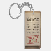 Bezahlung in voller Höhe Schlüsselanhänger (Vorderseite links)