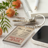 Bezahlung in voller Höhe Schlüsselanhänger (Vorderseite rechts)