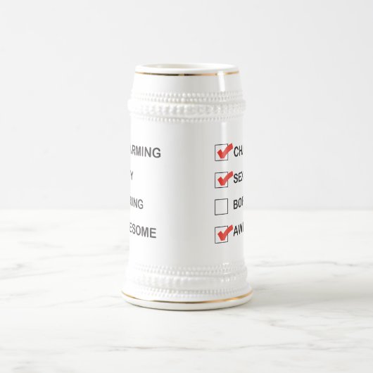 Bezaubern Bierglas (Mittel)