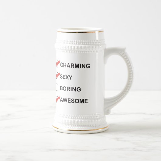 Bezaubern Bierglas (Rechts)