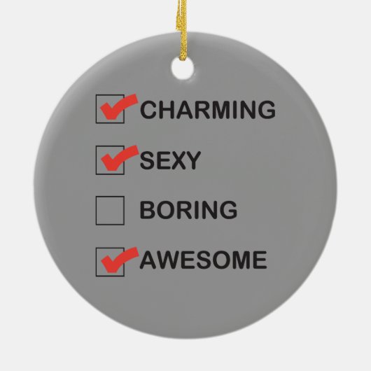 Bezaubern Keramikornament (Hinten)