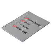 Bezaubern Notizblock (Linke Seite)