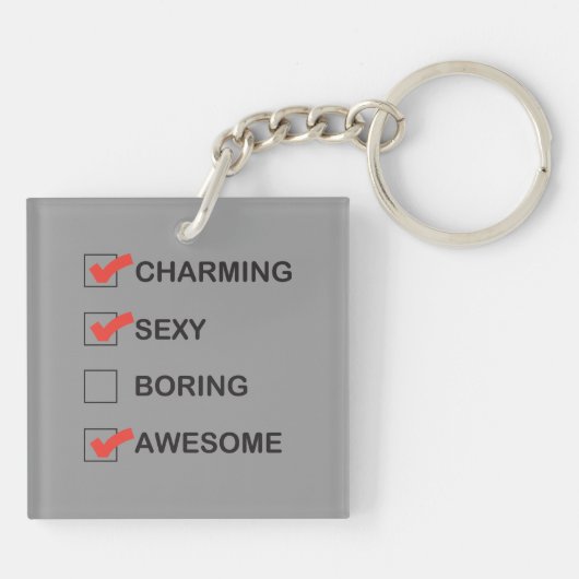 Bezaubern Schlüsselanhänger (Rückseite)