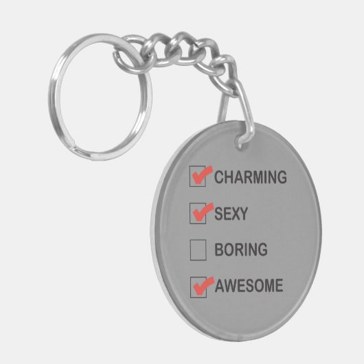 Bezaubern Schlüsselanhänger (Vorderseite links)