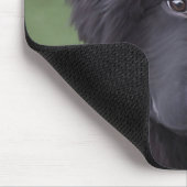 Bezaubern Sie den newfy Welpen Mousepad (Ecke)