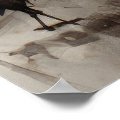 Bezaubernd Baba Yagas Hüttenposter mit Majestic Bl Poster (Ecke)