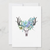 Bezaubernd Boho Weinroute Bachelorette Einladung (Rückseite)