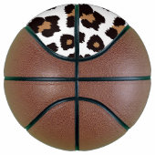 Bezaubernd Elegante Natürliche Leoparden Muster    Basketball (Rechts)